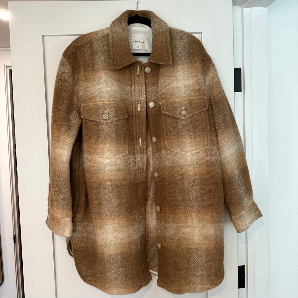 Aritzia Plaid Wool Jacket